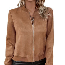 Load image into Gallery viewer, Autumn And Winter Fashion All-matching Solid Color Zipper Jacket