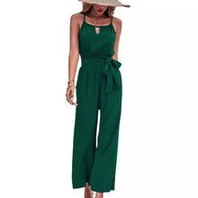 Load image into Gallery viewer, Spaghetti Straps Sleeveless Wide Leg Jumpsuit