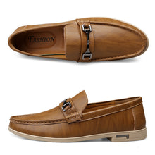 Load image into Gallery viewer, Fashion Male Platform Casual Leather Shoes