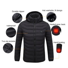 Load image into Gallery viewer, Men's Fleece Waterproof Winter Heated Jackets