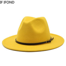 Load image into Gallery viewer, Multicolor Wool Jazz Fedora Hats