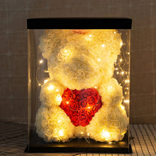 Load image into Gallery viewer, Red Rose Teddy Bear - foxberryparkproducts