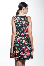 Load image into Gallery viewer, Women's Aster Pocket Black Floral Fashion Dress - foxberryparkproducts