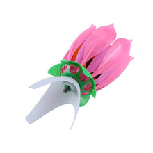 Load image into Gallery viewer, LED Candles Beautiful Musical Lotus Flower Happy Birthday - foxberryparkproducts