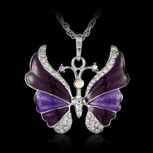 Load image into Gallery viewer, Colorful Butterfly Necklace