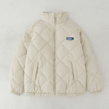 Load image into Gallery viewer, New Fashion Winter Jacket Diamond Plaid Cotton Jacket