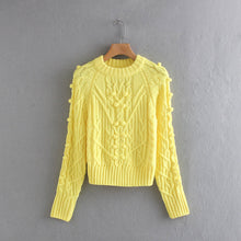 Load image into Gallery viewer, Classy Cable Crew Neck Sweater - foxberryparkproducts