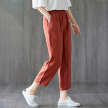 Load image into Gallery viewer, Spring And Autumn New Cropped Trousers Women Casual Pants