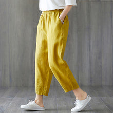 Load image into Gallery viewer, Spring And Autumn New Cropped Trousers Women Casual Pants