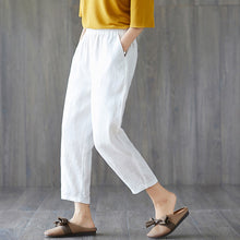 Load image into Gallery viewer, Spring And Autumn New Cropped Trousers Women Casual Pants