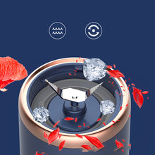 Load image into Gallery viewer, 6blade Mini Juicer Cup Extractor Smoothie USB Charging Fruit Squeezer Blender Food Mixer Ice Crusher Portable Juicer Machine - foxberryparkproducts