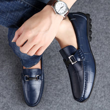 Load image into Gallery viewer, Men Shoes Leather Genuine Casual Loafers