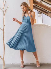 Load image into Gallery viewer, Wonder Pleated Midi Dress