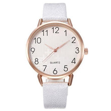 Load image into Gallery viewer, Simple Number Dial Ladies Watches Leather Strap Quartz - foxberryparkproducts