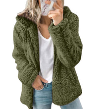 Load image into Gallery viewer, European And American New Women's Hooded Woolen Autumn And Winter Coat Ins