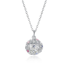 Load image into Gallery viewer, Sterling Silver Necklace with  Crystals - foxberryparkproducts