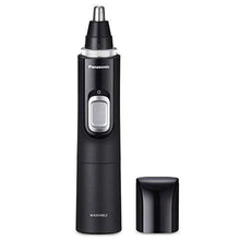 Load image into Gallery viewer, Panasonic Men’s Ear and Nose Hair Trimmer with Vacuum Cleaning System – Wet Dry Hypoallergenic High-Performance Dual Edge Blade - ER-GN70-K (Black) - foxberryparkproducts