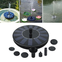 Load image into Gallery viewer, Floating Solar Panel Water Fountain For Garden Solar pump Pond Submersible Watering Pool Automatic Solar Fountains Waterfalls - foxberryparkproducts