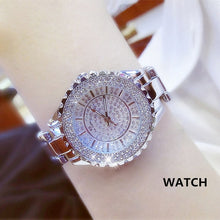 Load image into Gallery viewer, Women Watches 2019 Luxury Brand Diamond Quartz Ladies Rose Gold Watch - foxberryparkproducts