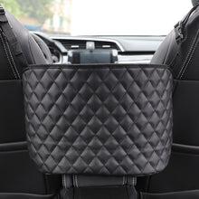 Load image into Gallery viewer, Car Handbag Holder Luxury Leather Seat Back Organizer Mesh Large Capacity Bag Automotive Goods Storage Pocket Seat Crevice Net - foxberryparkproducts