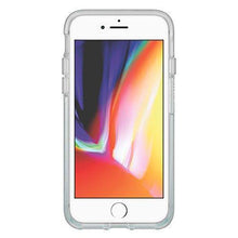 Load image into Gallery viewer, OtterBox SYMMETRY CLEAR SERIES Case for iPhone SE (2nd gen - 2020) and iPhone 8/7 (NOT PLUS) - Retail Packaging - ALOHA OMBRE (SILVER FLAKE/CLEAR/ALOHA OMBRE) - foxberryparkproducts