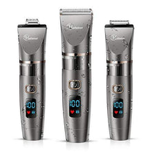 Load image into Gallery viewer, Hatteker Mens Beard Trimmer Cordless Hair Trimmer Hair Clipper Detail Trimmer 3 In 1 for Men Hair Cutting Kit Men's Grooming Kit Waterproof - foxberryparkproducts