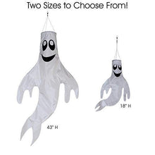 Load image into Gallery viewer, In the Breeze Large 43 inch Ghost Windsock Halloween Hanging Decoration - foxberryparkproducts