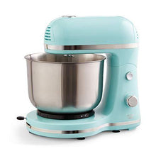 Load image into Gallery viewer, Delish by Dash Compact Stand Mixer 3.5 Quart with Beaters & Dough Hooks Included - Aqua, Blue (DCSM350GBBU02) - foxberryparkproducts