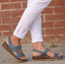 Load image into Gallery viewer, College Style Low Heel Casual Sandals - foxberryparkproducts
