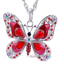 Load image into Gallery viewer, Colorful Butterfly Necklace
