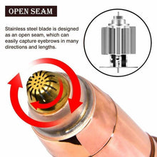 Load image into Gallery viewer, Painless Electric Eyebrow Epilator Pen Lip Face Hair Razor Hair Remover Eyebrow Trimmer Shaver Makeup Cosmetic Tools - foxberryparkproducts