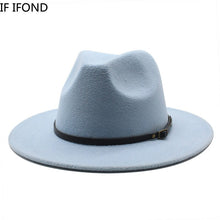 Load image into Gallery viewer, Multicolor Wool Jazz Fedora Hats