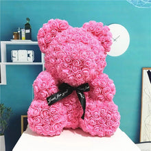 Load image into Gallery viewer, Red Rose Teddy Bear - foxberryparkproducts