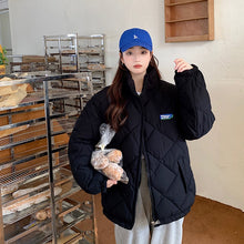 Load image into Gallery viewer, New Fashion Winter Jacket Diamond Plaid Cotton Jacket