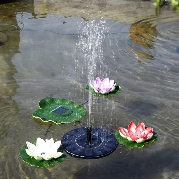 Floating Solar Panel Water Fountain For Garden Solar pump Pond Submersible Watering Pool Automatic Solar Fountains Waterfalls - foxberryparkproducts