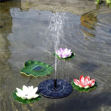 Load image into Gallery viewer, Floating Solar Panel Water Fountain For Garden Solar pump Pond Submersible Watering Pool Automatic Solar Fountains Waterfalls - foxberryparkproducts