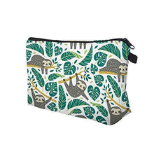 Load image into Gallery viewer, Cosmetic Bag for Women,Loomiloo Adorable Roomy Makeup Bags Travel Waterproof Toiletry Bag Accessories Organizer Sloth (Sloth 51476) - foxberryparkproducts