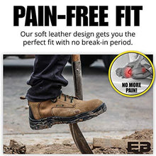 Load image into Gallery viewer, EVER BOOTS "Ultra Dry" Men's Premium Leather Waterproof Work Boots Insulated Rubber Outsole - foxberryparkproducts