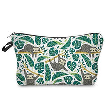 Load image into Gallery viewer, Cosmetic Bag for Women,Loomiloo Adorable Roomy Makeup Bags Travel Waterproof Toiletry Bag Accessories Organizer Sloth (Sloth 51476) - foxberryparkproducts
