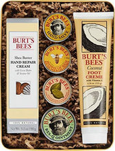 Load image into Gallery viewer, Burt's Bees Classics Gift Set, 6 Products in Giftable Tin – Cuticle Cream, Hand Salve, Lip Balm, Res-Q Ointment, Hand Repair Cream and Foot Cream - foxberryparkproducts