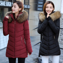 Load image into Gallery viewer, Fashion Women's Mid-length Thick Down Padded Jacket