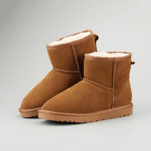 Load image into Gallery viewer, Casual classic warm wear-resistant anti-slip Genuine Leather men's and womens snow boots - foxberryparkproducts