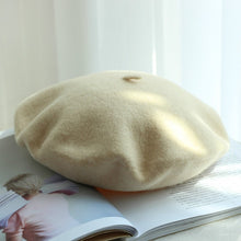 Load image into Gallery viewer, Autumn Winter Hat 100%  Wool Thick  Berets French Artist Beret - foxberryparkproducts