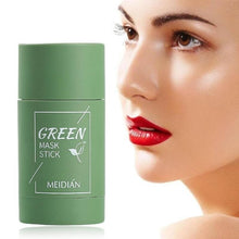Load image into Gallery viewer, Green Tea Cleansing Clay Stick Mask Acne Cleansing Beauty Skin Green Tea Moisturizing Hydrating Whitening Care Face - foxberryparkproducts