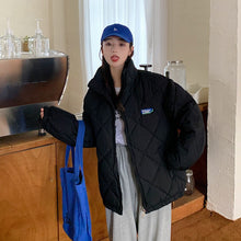 Load image into Gallery viewer, New Fashion Winter Jacket Diamond Plaid Cotton Jacket