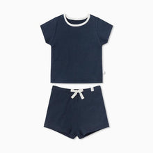 Load image into Gallery viewer, Summer Children's Ice Silk Cotton Short Sleeve Suit 2 Piece Sports Clothes - foxberryparkproducts