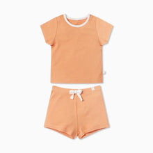 Load image into Gallery viewer, Summer Children's Ice Silk Cotton Short Sleeve Suit 2 Piece Sports Clothes - foxberryparkproducts