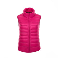 Load image into Gallery viewer, New Women Sleeveless Women's Ultra Light Down Vests Slim Jacket Girl Gilet Plus Lightweight Windproof Warm Waistcoat - foxberryparkproducts