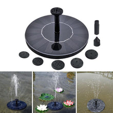 Load image into Gallery viewer, Floating Solar Panel Water Fountain For Garden Solar pump Pond Submersible Watering Pool Automatic Solar Fountains Waterfalls - foxberryparkproducts