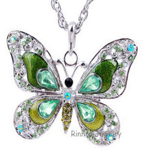 Load image into Gallery viewer, Colorful Butterfly Necklace
